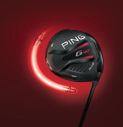 Ping G410 Plus Driver -Golf Clubs Store G410 Driver SoleExplode AdImage RedBackground 35388.1548457858