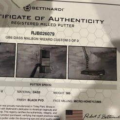 Bettinardi Malbon Qb6 Putter 13 Bettinardi Malbon Qb6 Putter -Golf Clubs Store IMG202303110548515827725491934