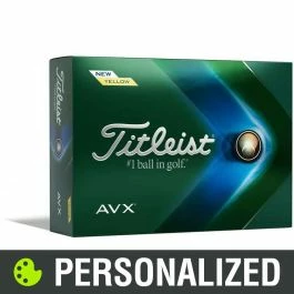 Titleist AVX Personalized Golf Balls - Yellow 3 Titleist AVX Personalized Golf Balls - Yellow