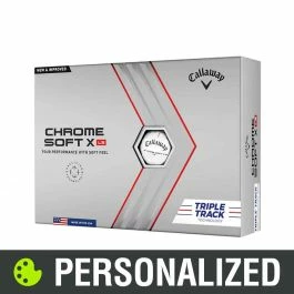 2023 Callaway Chrome Soft X LS Triple Track Personalized White Golf Balls 3 2023 Callaway Chrome Soft X LS Triple Track Personalized White Golf Balls