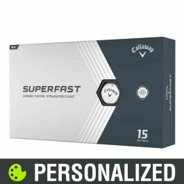 2023 Callaway Superfast Personalized White Golf Balls - 15-Pack 3 2023 Callaway Superfast Personalized White Golf Balls - 15-Pack