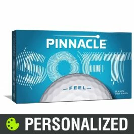 Pinnacle Soft Personalized White Golf Balls 3 Pinnacle Soft Personalized White Golf Balls