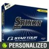 2023 Srixon Q-Star Tour 4 Personalized Yellow Golf Balls -Golf Clubs Store sx22 balls q star tour tour yellow 2