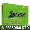2023 Srixon Soft Feel 13 Personalized Yellow Golf Balls -Golf Clubs Store sx23 balls sf13 tour yellow 1