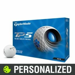 TaylorMade TP5 Personalized White Golf Balls 3 TaylorMade TP5 Personalized White Golf Balls