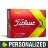 Titleist TruFeel Personalized Yellow Golf Balls -Golf Clubs Store trufeel yellow rf 2000x2000