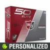 2023 Wilson Staff Fifty Elite Personalized White Golf Balls -Golf Clubs Store white 1